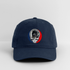 Custom Dog Stealie Grateful Dead Dad Hat (120) - navy