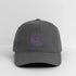 Life is dead. Red & Blue TieDye Sunburst Grateful Dead Stealie Dad Hat - charcoal