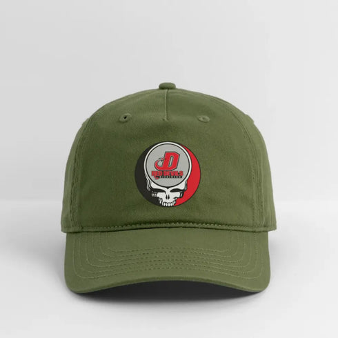 Dickinson College Grateful Dead Stealie Dad Hat - olive green
