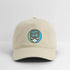 Grey Fox Grateful Dead Stealie Dad Hat - khaki
