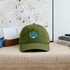Grey Fox Grateful Dead Stealie Dad Hat - olive green