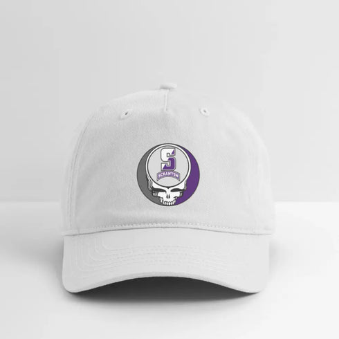 University of Scranton Grateful Dead Stealie Dad Hat - white