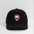 Oregon Map Stealie Grateful Dead Dad Hat - black