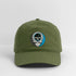 Carolina Panthers Grateful Dead Stealie Dad Hat - olive green