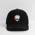 New Orleans Flag Grateful Dead Stealie Dad Hat - black