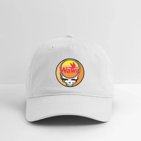 Wawa Stealie Grateful Dead Stealie Dad Hat - white