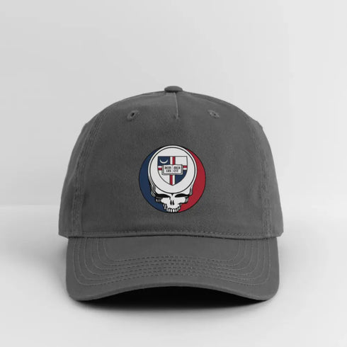 Catholic University Grateful Dead Stealie Dad Hat - charcoal