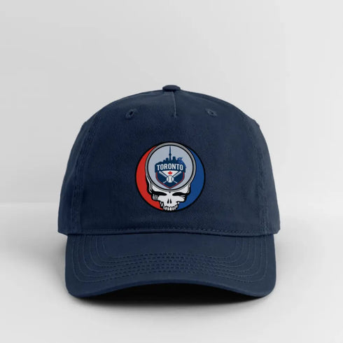 Toronto Blue Jays Grateful Dead Stealie Dad Hat - navy