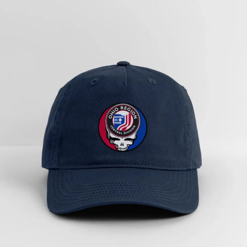 Ohio Region Ski Patrol Grateful Dead Stealie Dad Hat - navy