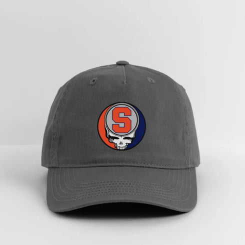 Syracuse Grateful Dead Stealie Dad Hat - charcoal
