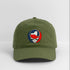 New York Map Stealie Grateful Dead Dad Hat - olive green