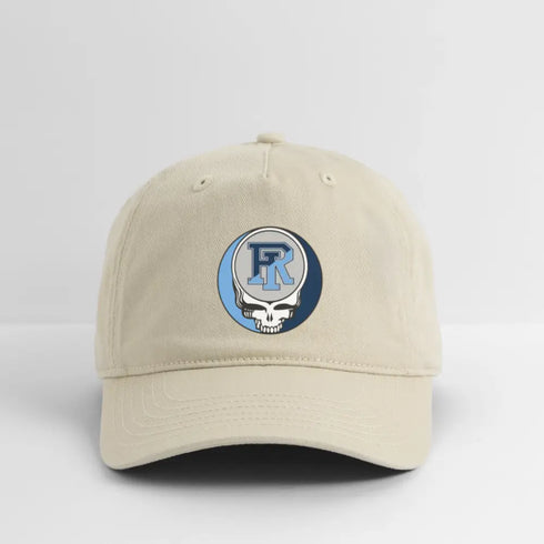 University of Rhode Island Grateful Dead Stealie Dad Hat - khaki