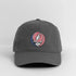 Stars and Stripes Stealie Grateful Dead Stealie Dad Hat - charcoal