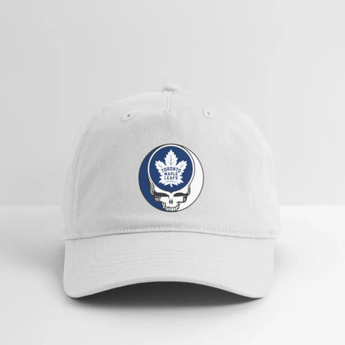 Toronto Maple Leafs Grateful Dead Stealie Dad Hat - white