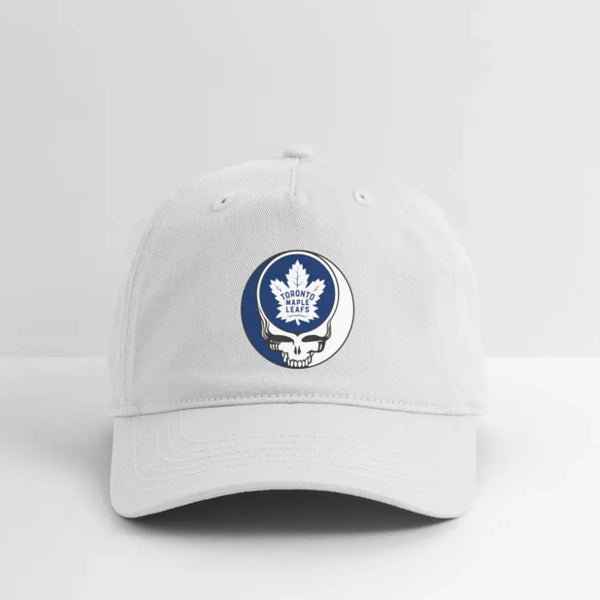 Toronto Maple Leafs Grateful Dead Stealie Dad Hat - white