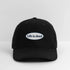 Life is dead. Signature Oval Blue Grateful Dead Stealie Dad Hat - black
