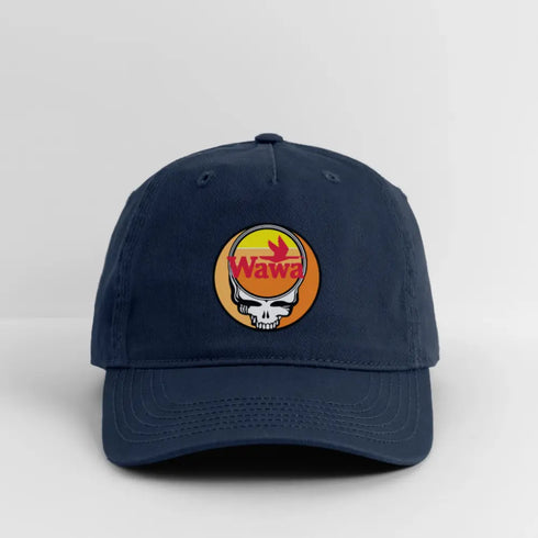 Wawa Stealie Grateful Dead Stealie Dad Hat - navy