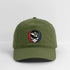 Superior National Forest Fire Stealie Grateful Dead Stealie Dad Hat - olive green