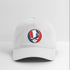 Rhode Island Map Stealie Grateful Dead Dad Hat - white