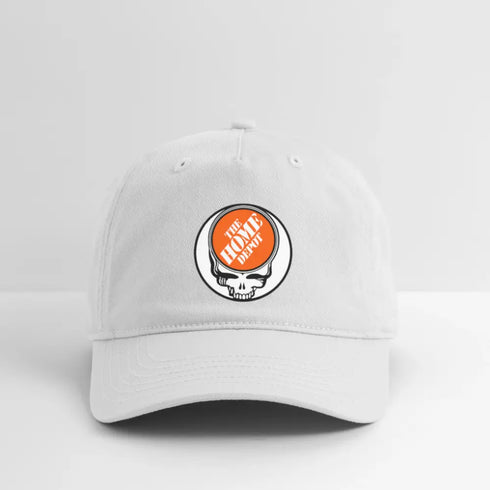 Home Depot Grateful Dead Stealie Dad Hat - white