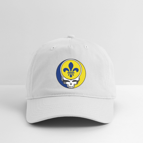 St. Louis Flag Stealie Grateful Dead Dad Hat - white