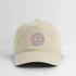 Life is dead. Red & Blue TieDye Sunburst Grateful Dead Stealie Dad Hat - khaki