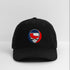 Oklahoma Map Stealie Grateful Dead Dad Hat - black