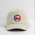 North Carolina Map Stealie Grateful Dead Dad Hat - khaki