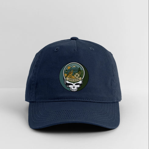 Oregon Stealie Grateful Dead Dad Hat - navy