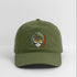 Hawaii Stealie Grateful Dead Dad Hat - olive green