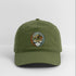 Texas Stealie Grateful Dead Dad Hat - olive green