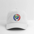 2026 South Africa World Cup Grateful Dead Stealie Dad Hat - white