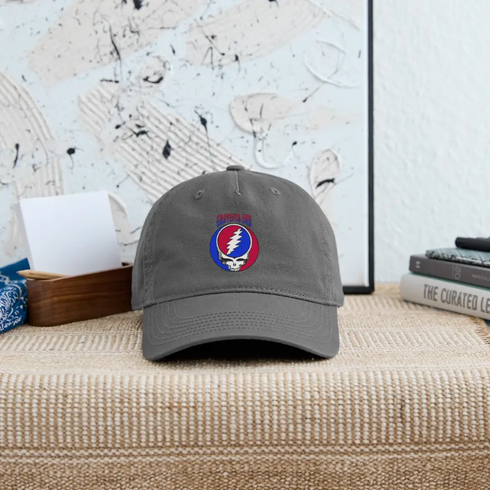 Grateful Dad Stealie Hat - charcoal