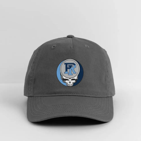 University of Rhode Island Grateful Dead Stealie Dad Hat - charcoal
