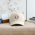 Jay Peak Trail Map Stealie Grateful Dead Dad Hat - khaki