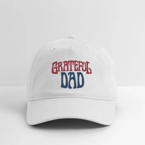Grateful Dad Hat - white