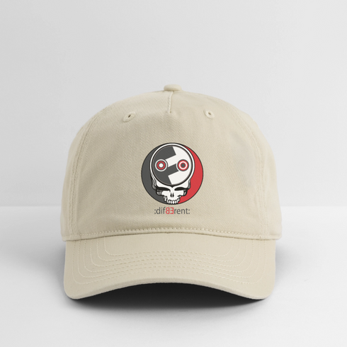 Be Different Stealie Grateful Dead Dad Hat - khaki