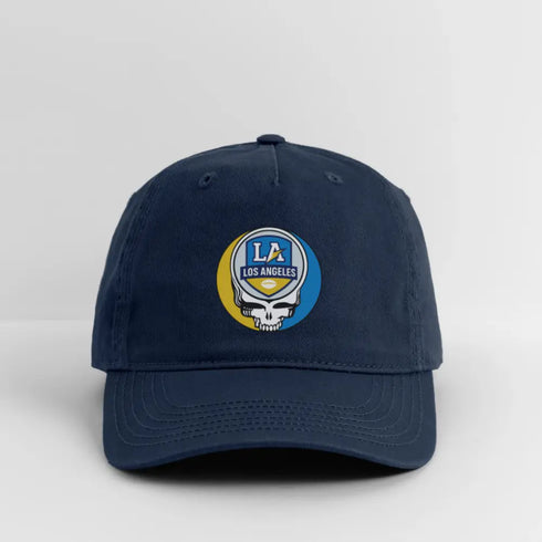 Los Angeles Chargers Stealie Grateful Dead Stealie Dad Hat - navy