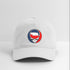 Nebraska Map Stealie Grateful Dead Dad Hat - white