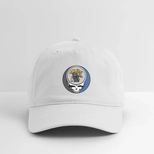 University of Kentucky Grateful Dead Stealie Dad Hat - white