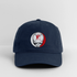 Hingham Lacrosse Grateful Dead Stealie Dad Hat - navy