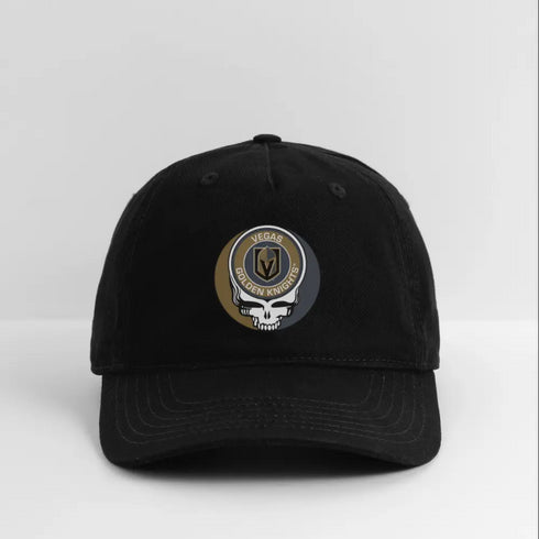 Las Vegas Golden Knights Grateful Dead Stealie Dad Hat - black