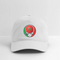 2026 Morocco World Cup Grateful Dead Stealie Dad Hat - white