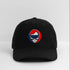 Virginia Map Stealie Grateful Dead Dad Hat - black