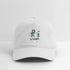 Life is dead. Disc Golfin' Jerry Grateful Dead Stealie Dad Hat - white