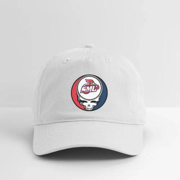 Saint Mary's University Grateful Dead Stealie Dad Hat - white