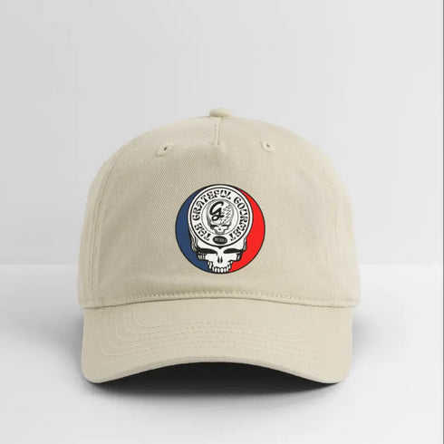 The Grateful Gourmet Stealie Grateful Dead Dad Hat - khaki