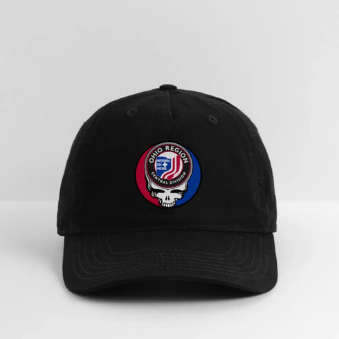 Ohio Region Ski Patrol Grateful Dead Stealie Dad Hat - black