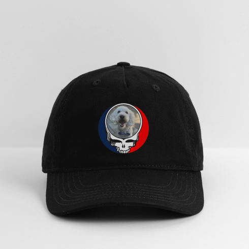Custom Dog Stealie Grateful Dead Dad Hat (77) - black