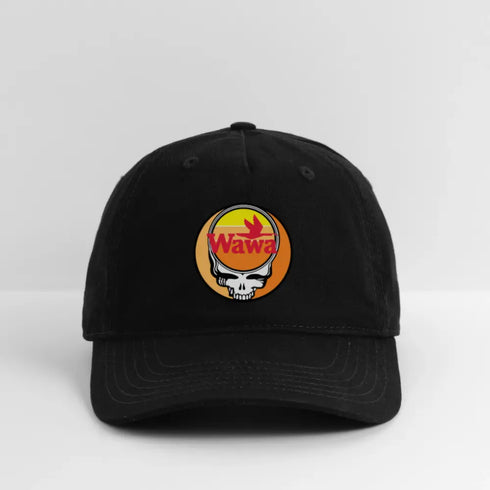 Wawa Stealie Grateful Dead Stealie Dad Hat - black